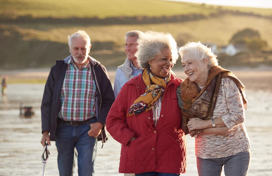Church of England-Smiling Senior Friends