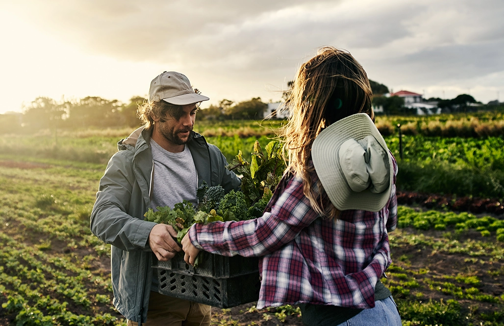 Maersk_Man and woman with basket